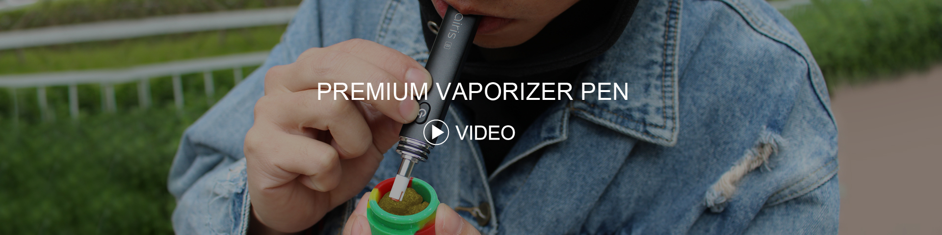 Airis 8 portable vaporizer with sleek design, advanced features for both dry herb and concentrate