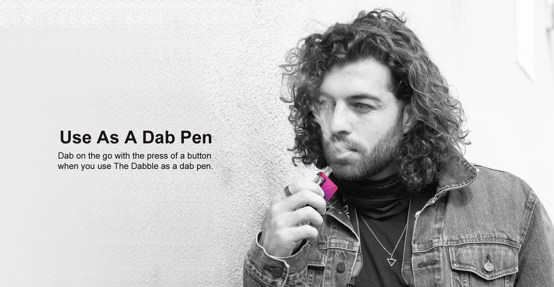 Airis Dabble portable vaporizer with innovative dab tool design for concentrates and smooth vapor production