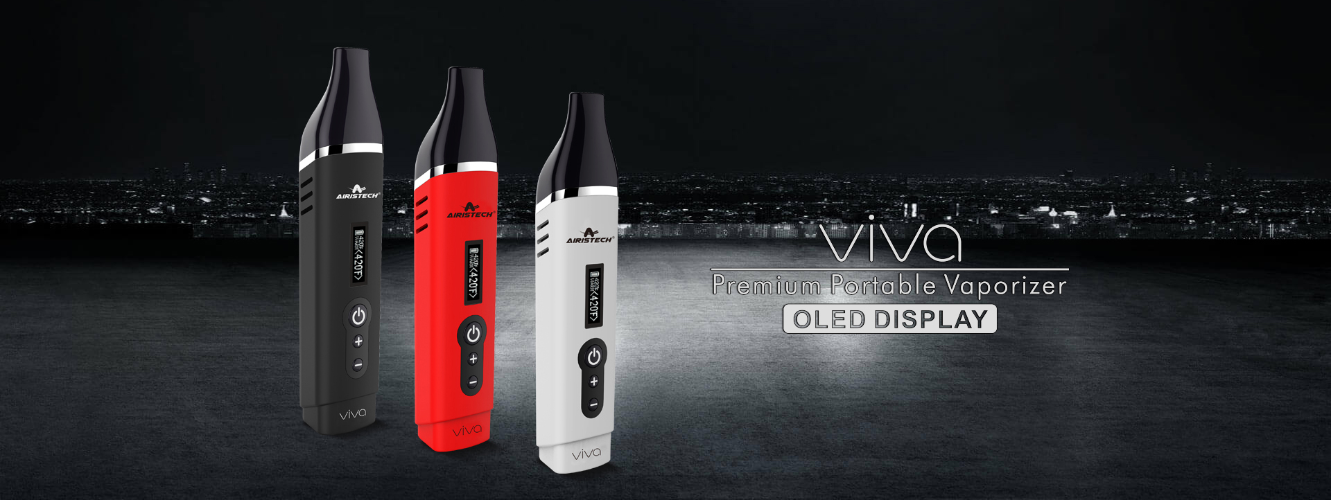 Herbva Viva portable dry herb vaporizer with modern design and precise temperature control