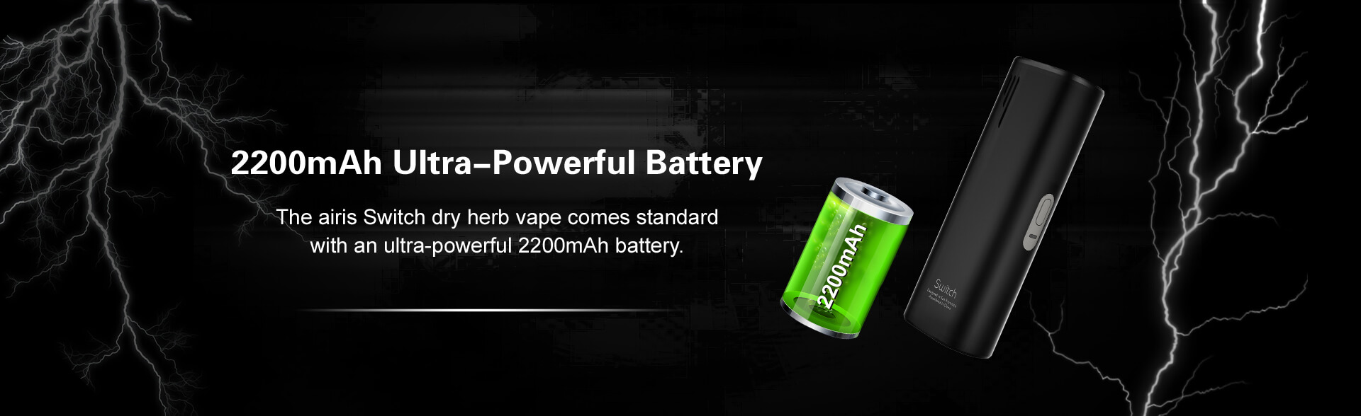 Airis Switch vaporizer accessories including charger and cleaning brush