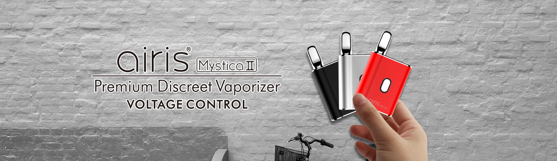 Close-up of Airis Mystica 2 vaporizer’s ceramic heating chamber and easy-to-use controls