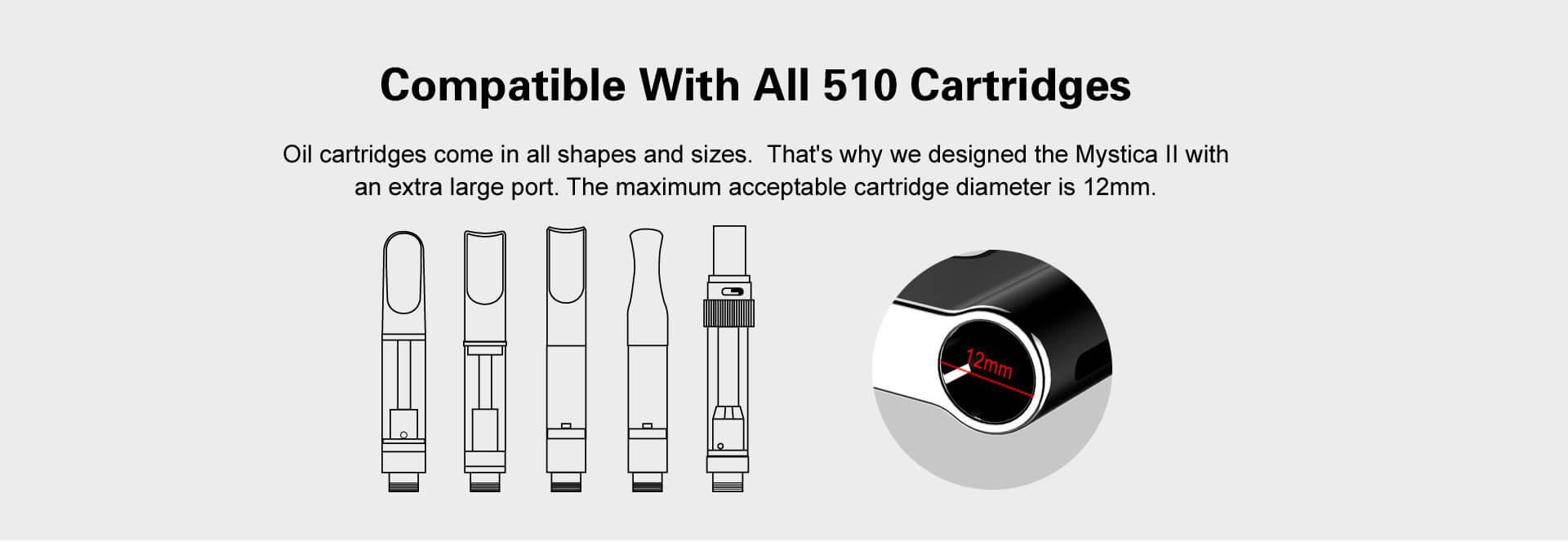 Airis Mystica 2 vaporizer showcasing its compact size, perfect for portability and travel