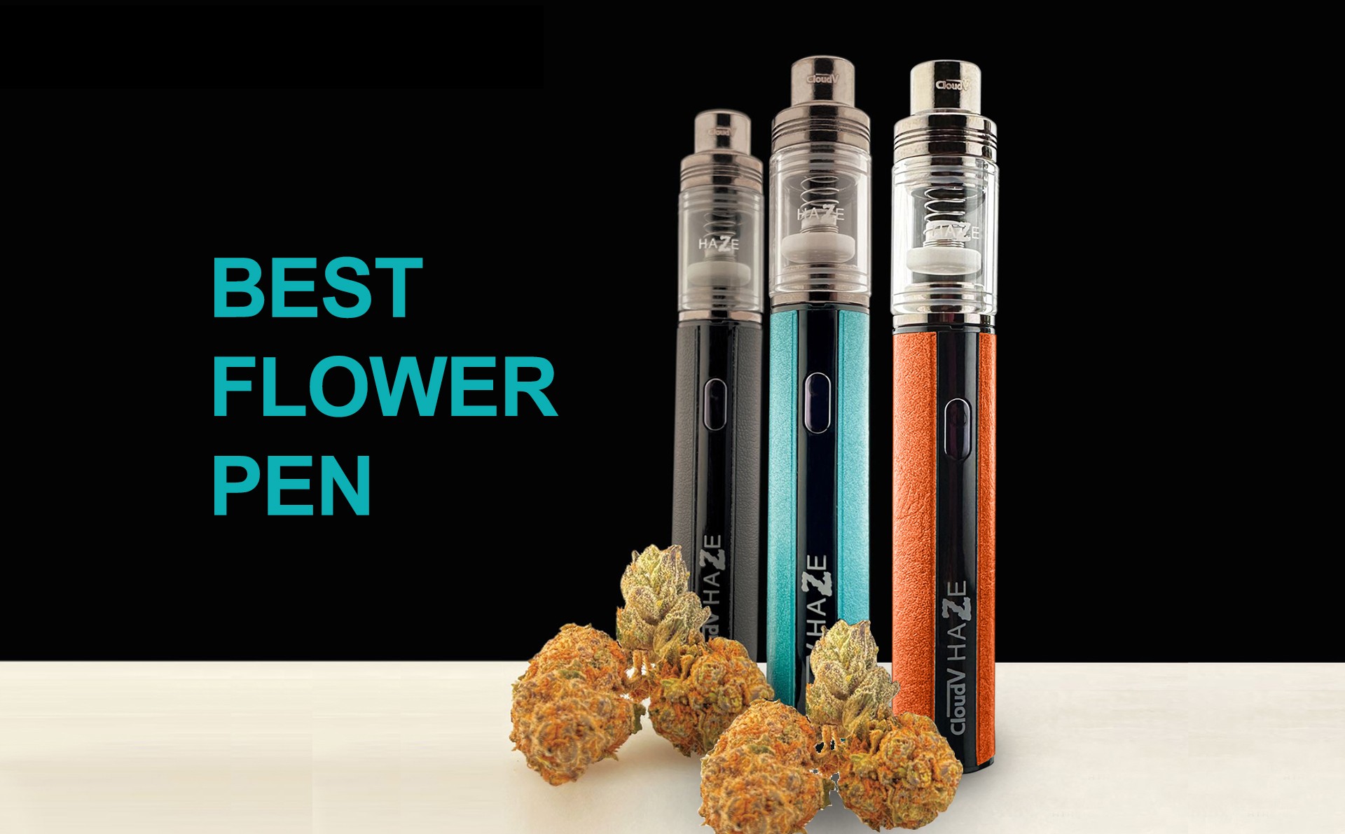 Cloudv Haze portable vaporizer for dry herb and concentrate with sleek, ergonomic design 3