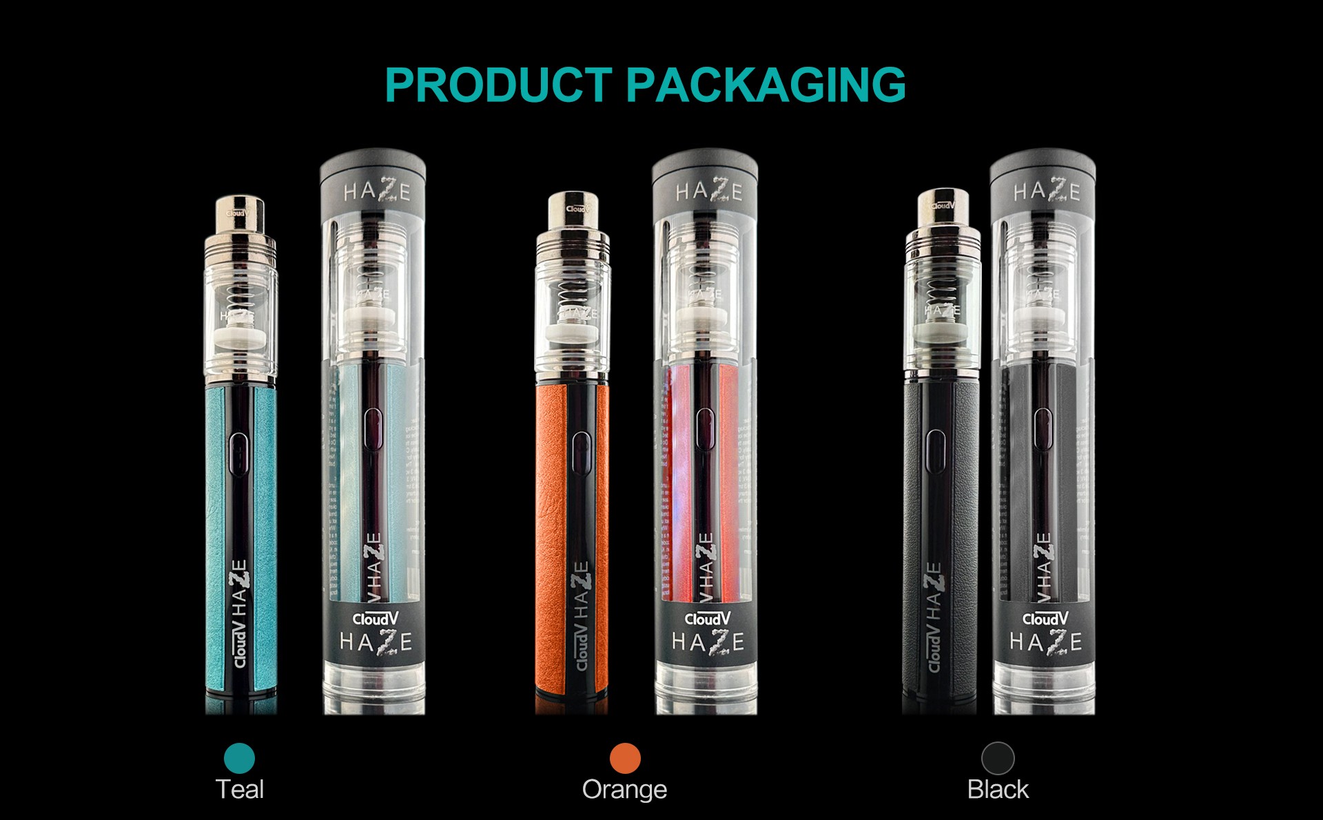 Cloudv Haze portable vaporizer for dry herb and concentrate with sleek, ergonomic design 2