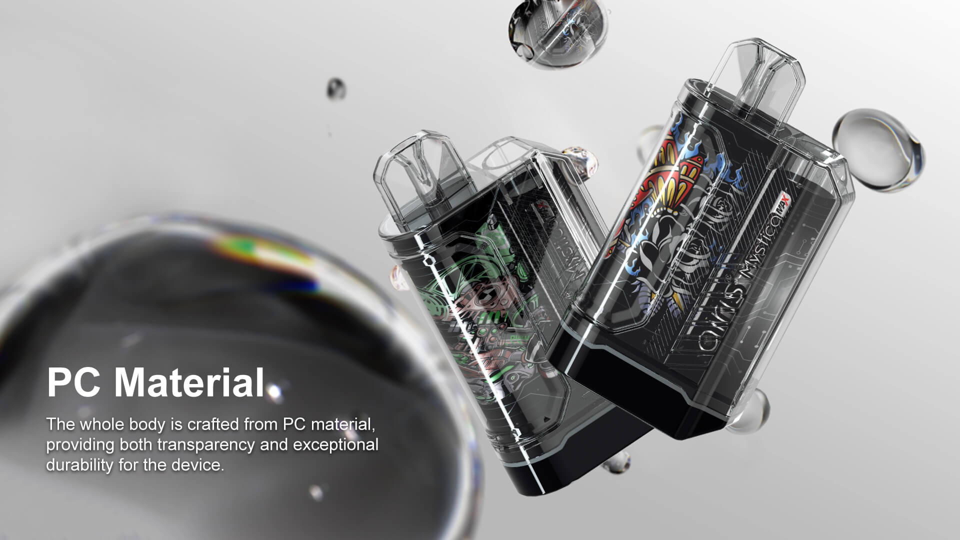 Airis Mystica Max vaporizer producing smooth and consistent vapor from both dry herb and concentrate 2